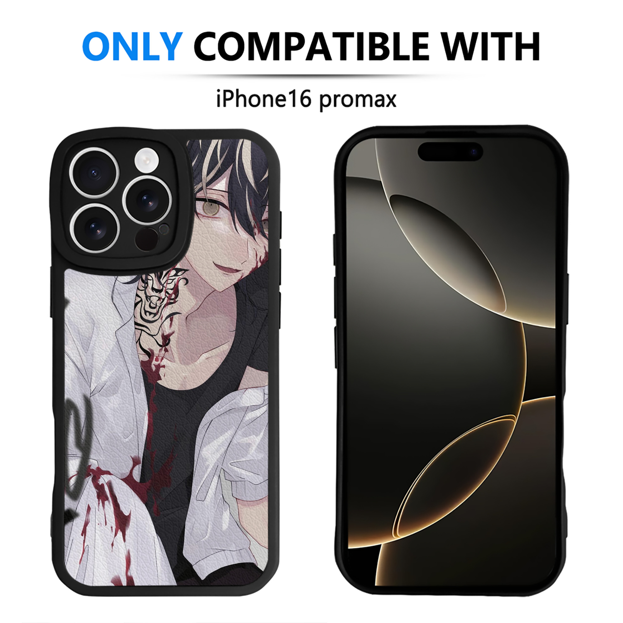 （画像用） 東京リベンジャーズ Tokyo Revengers 【iPhone 16シリーズ対応】シリコンスマホケース（レザー調） 材質：シリコン